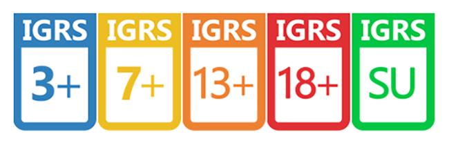 Game categories according to IGRS